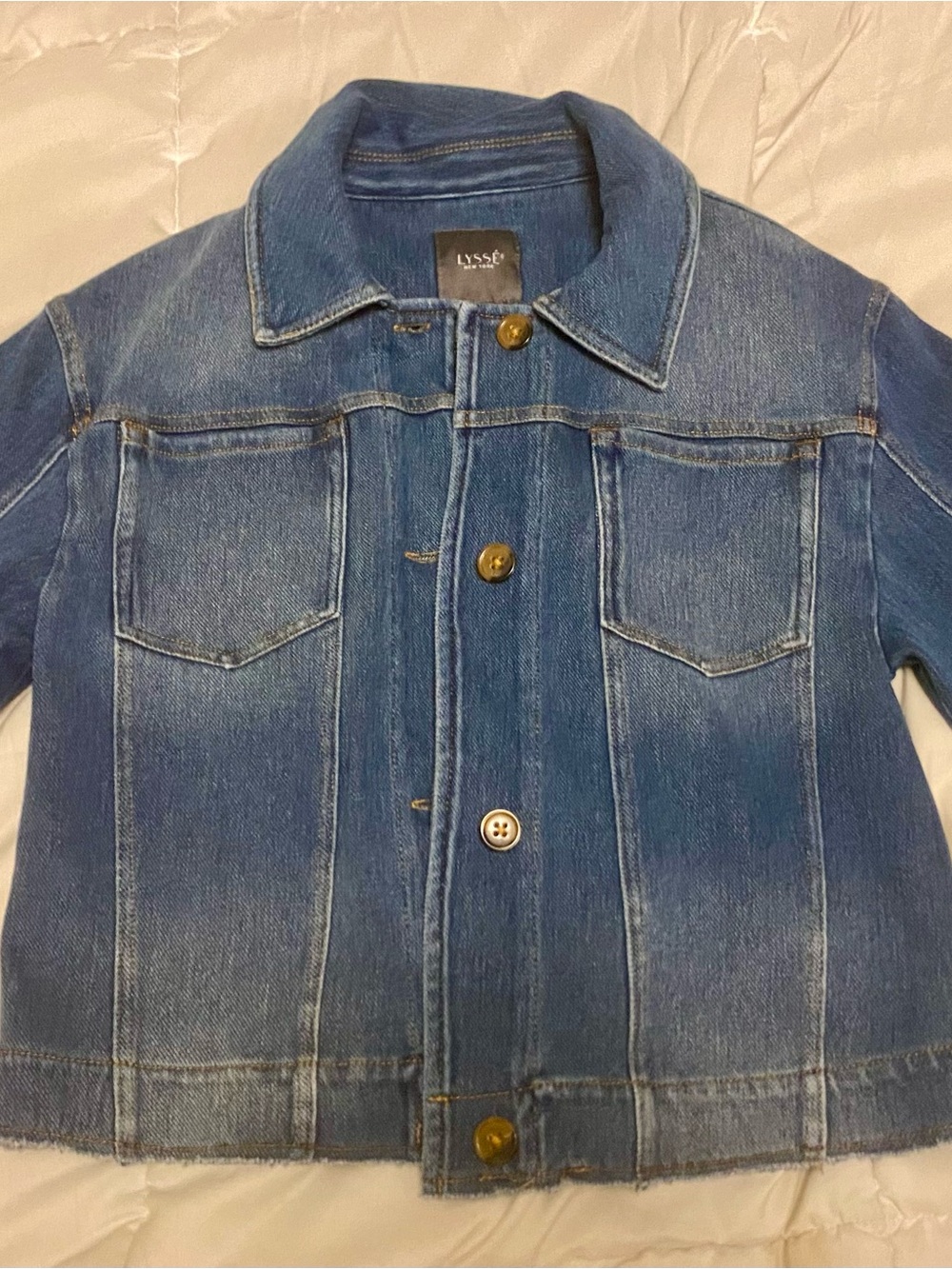 Lysse Classic Blue Denim Button-Up Jacket